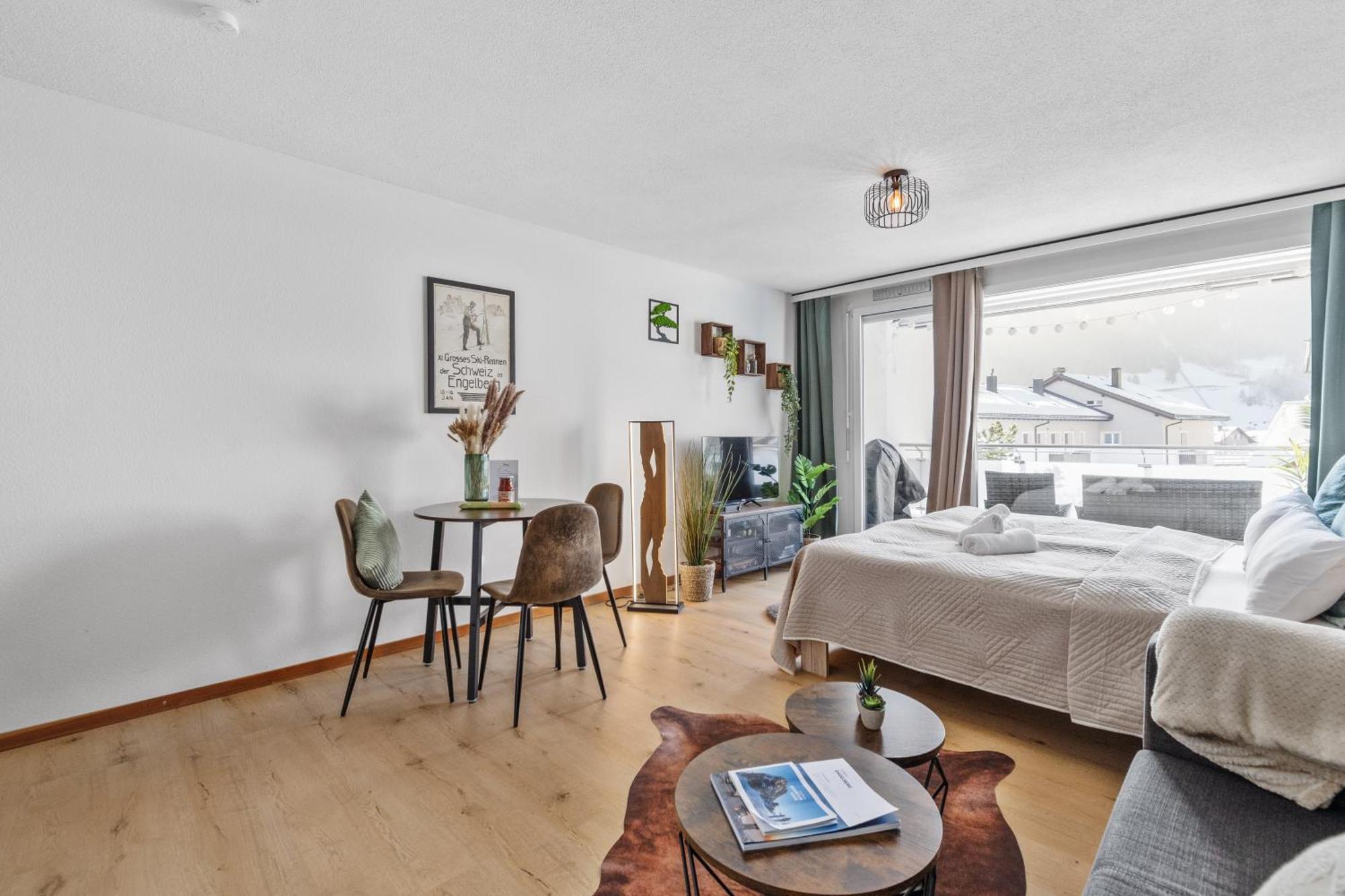 Zentrales Studio Mit Mega Bergblick, Titlis, Luzern, Lake, Kurpark Энгельберг Экстерьер фото